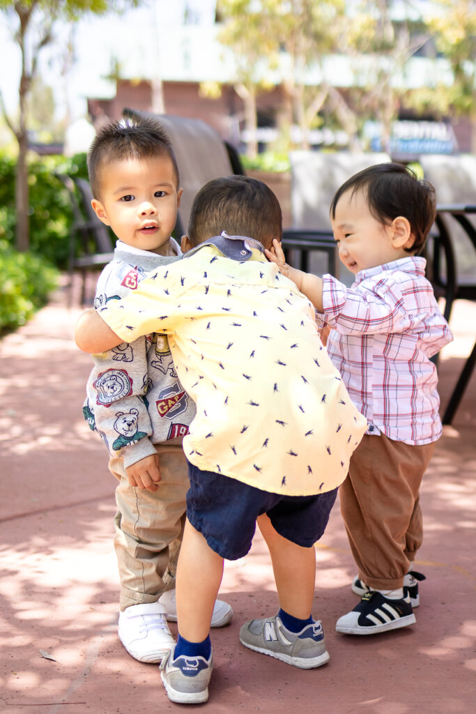 Candid toddler moment captured during a playful session — tips for family photos with toddlers.
