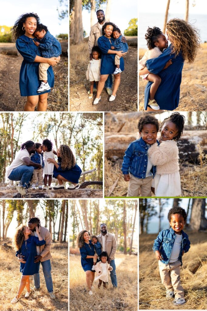 Family photo session at Coyote Point, scenic Bay Area photography location – Ellobelle Photography