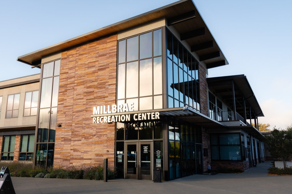 Modern exterior of Millbrae Recreation Center – Ellobelle Photography