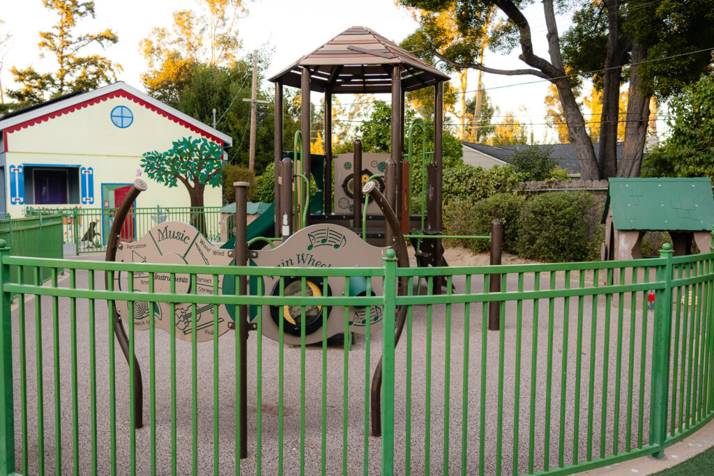 Musical activity area at Village Park Playground Burlingame – Ellobelle Photography