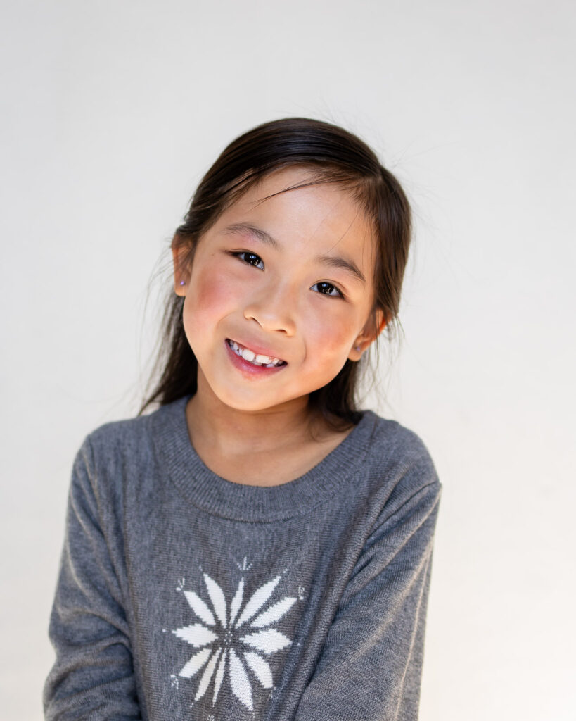 Natural light school portrait taken outdoors by Bay Area School Photos