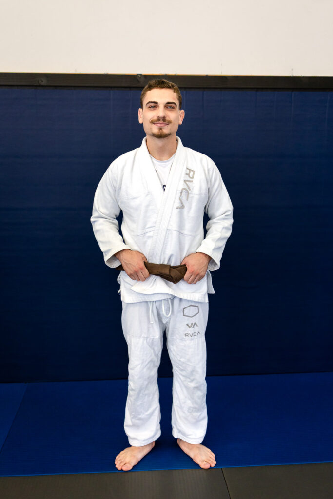Brown belt student portrait at MNBJJ