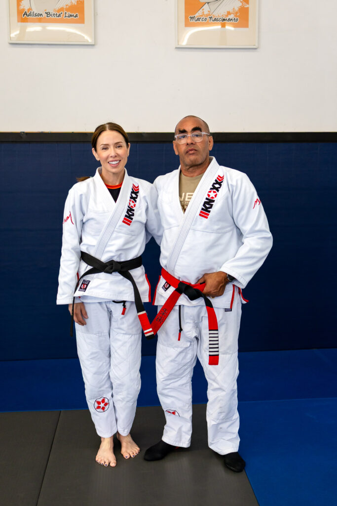 Coral Belt Marco Nascimento Jiu Jitsu black belt instructor and student portrait